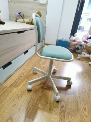 Silla Escritorio Infantil IKEA ORFJALL Verde