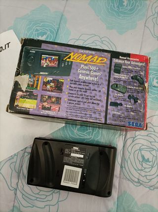 Sega Genesis Nomad Console Box Mega Drive