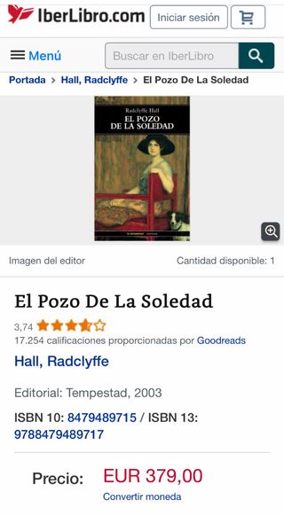 Libro “El pozo de la soledad” - Radclyffe Hall