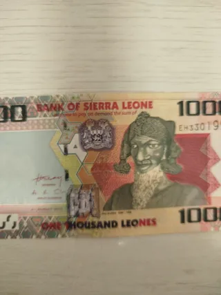 Billete 100 Mil Leones Sierra Leona