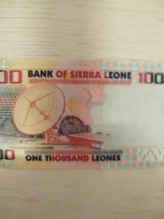 Billete 100 Mil Leones Sierra Leona
