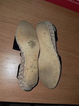 Alpargatas de esparto negras