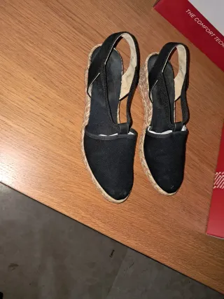 Alpargatas de esparto negras