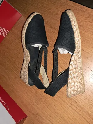 Alpargatas de esparto negras