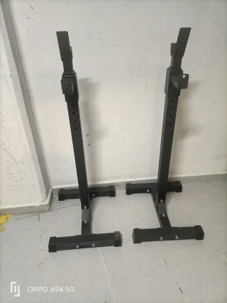 Soportes para barra de gimnasio
