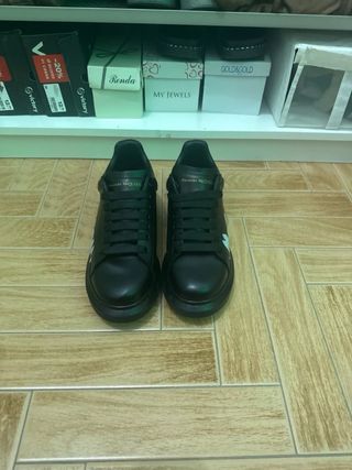 Alexander McQueen Scarpe Sneakers Nero Multicolor