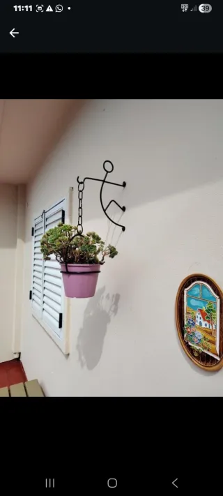 Bases de hierro para macetas