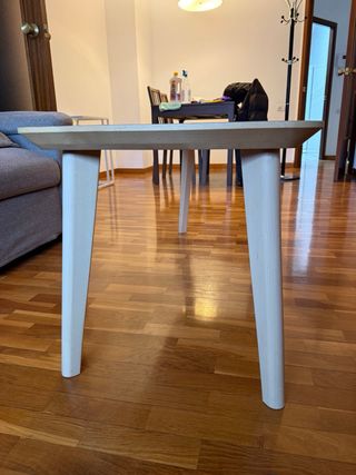 Mesa de centro madera Ikea Lisabo 118 x 50