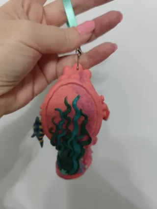 Ornamento Disney Ariel y Flounder