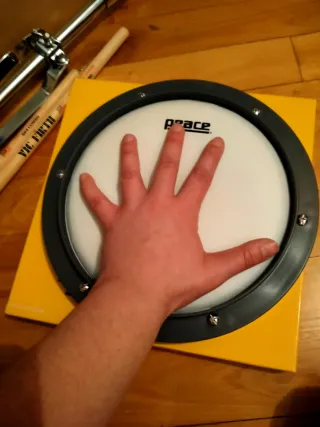 Kit Batería Práctica TR-3 + Baquetas