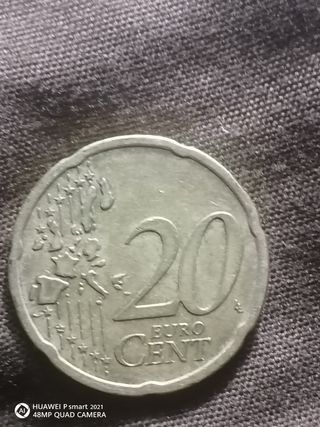 Moneta 20 centesimi 2002 Germania. LETTERA A