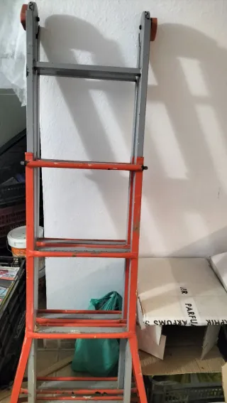 Escalera 2 tramos regulable