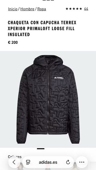 Chaqueta Adidas Terrex Trekking Talla M + factura