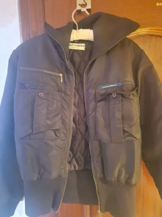 Cazadora Dolce & Gabbana Talla M/46 Negra