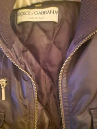 Cazadora Dolce & Gabbana Talla M/46 Negra