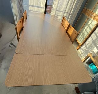 Mesa comedor y 4 sillas madera