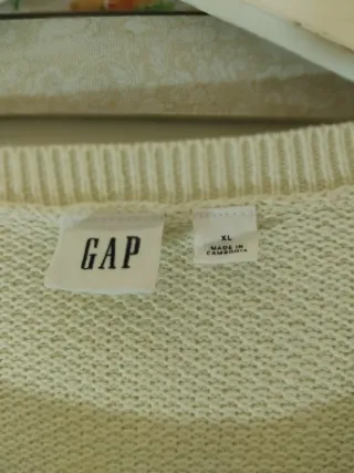 Jersey GAP de Algodón a Rayas Amarillas