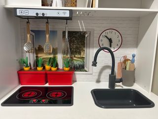 Cocina de juguete de madera