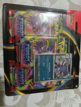 Pack Cartas Pokémon Megaevolución Fuegos Fantasmal