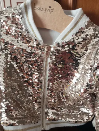 Giacchetto paillettes 4 anni