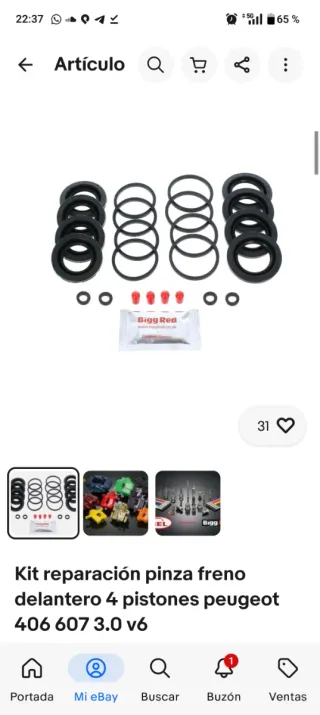 Pinzas 4 Pistones Brembo