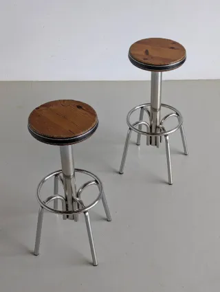 Taburetes Vintage Años 70