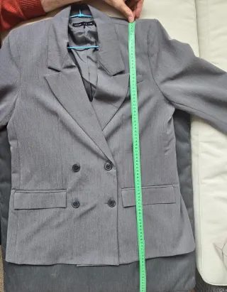 Americana gris jaspeado Talla L