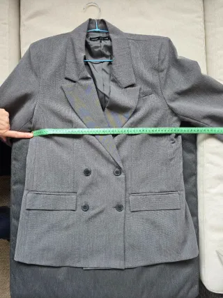 Americana gris jaspeado Talla L