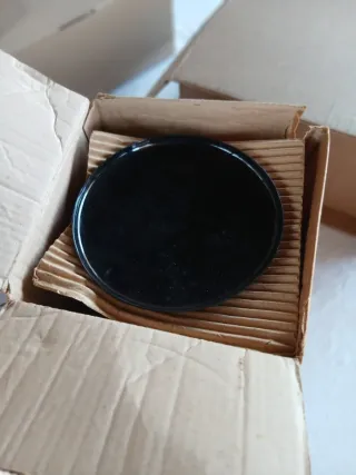 Tegame moneta smaltato rosso