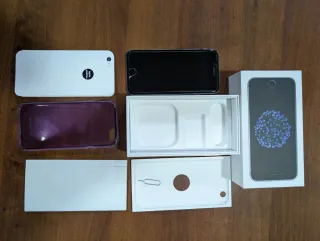 iPhone 6 32GB Negro con caja y carcasa