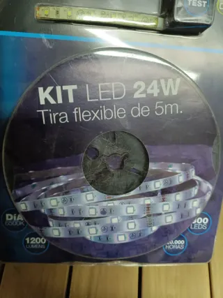 Kit Tira LED Flexible 5m Blanco Día 24W