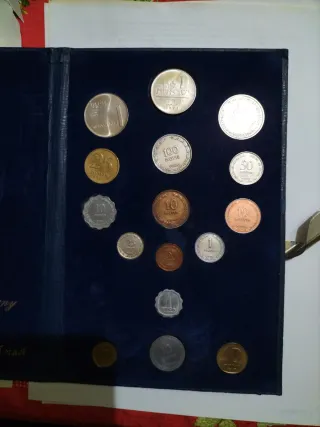 Israele cofanetto originale 16 monete