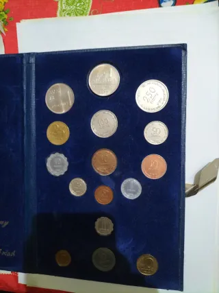 Israele cofanetto originale 16 monete