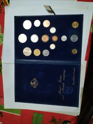 Israele cofanetto originale 16 monete