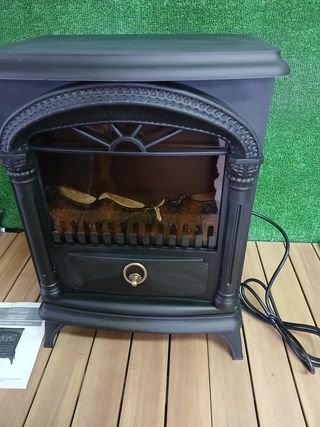 Chimenea eléctrica con efecto fuego vivo Santorini