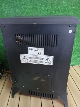 Chimenea eléctrica con efecto fuego vivo Santorini