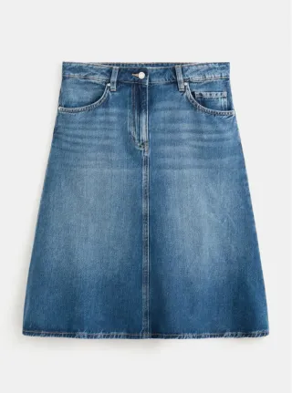 Falda vaquera Mango A-line