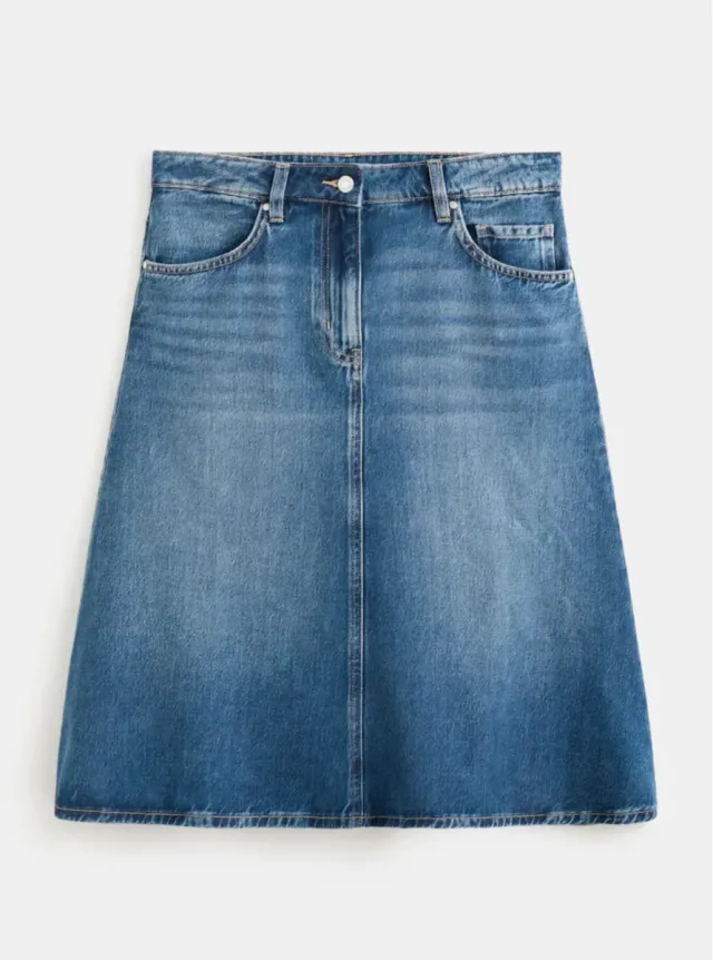 Falda vaquera Mango A-line