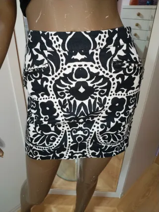 Minifalda estampada