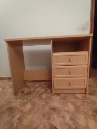 Puente dormitorio juvenil color madera claro