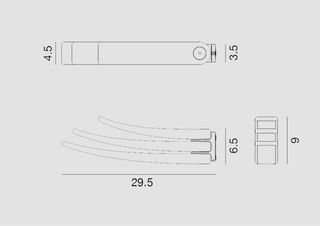 Appendiabiti Arper in noce massello