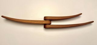 Appendiabiti Arper in noce massello