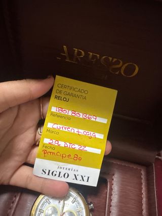 Scatola elegante per orologio Aresso