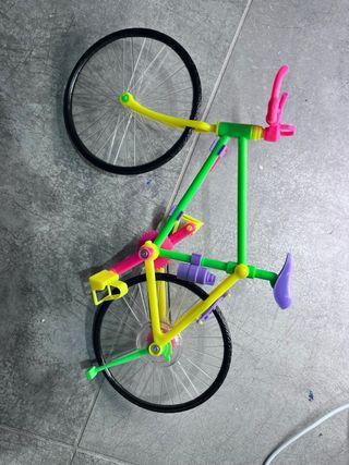 Bicicletta Barbie Vintage Colorata