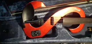 Violín Eléctrico Stagg Rojo