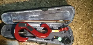 Violín Eléctrico Stagg Rojo
