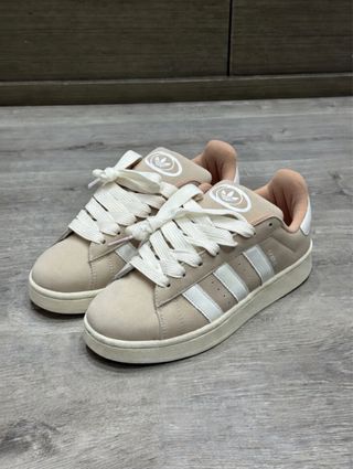 Adidas Campus Talla 42 Beige/Marrón Unisex