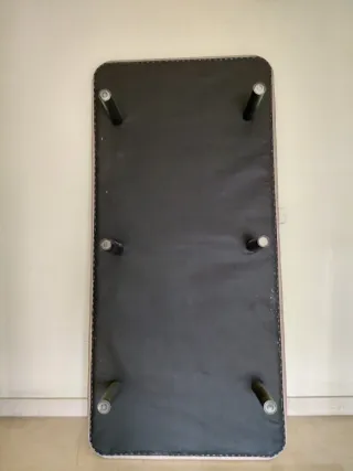 2 Camas 90cm con Cabeceros y Colchones y mesilla