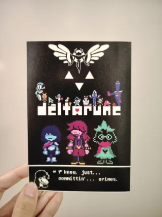 Prints Undertale e Deltarune 10x15