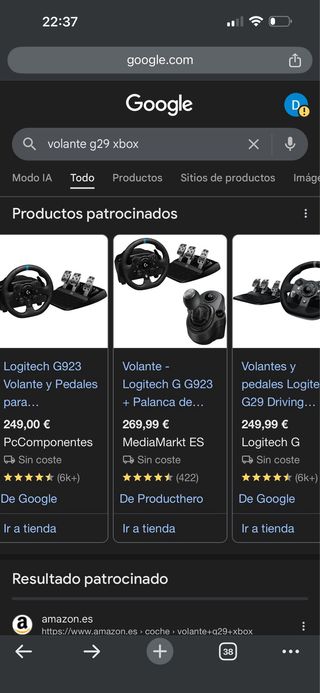 Volante Logitech G923